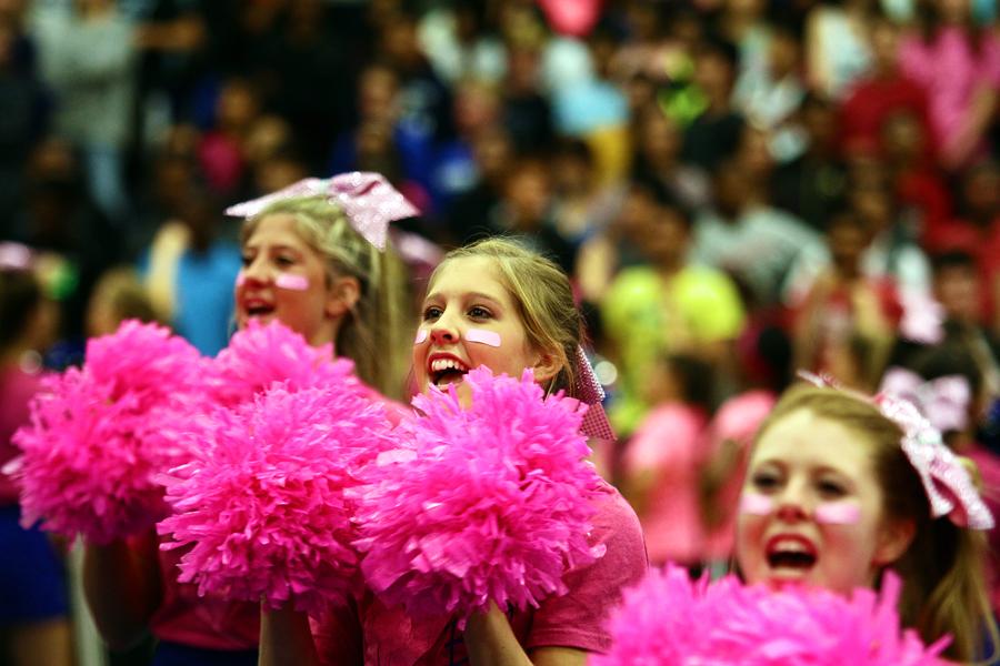 Photo+Gallery%3A+Big+Blue+Goes+Pink+Pep+Rally