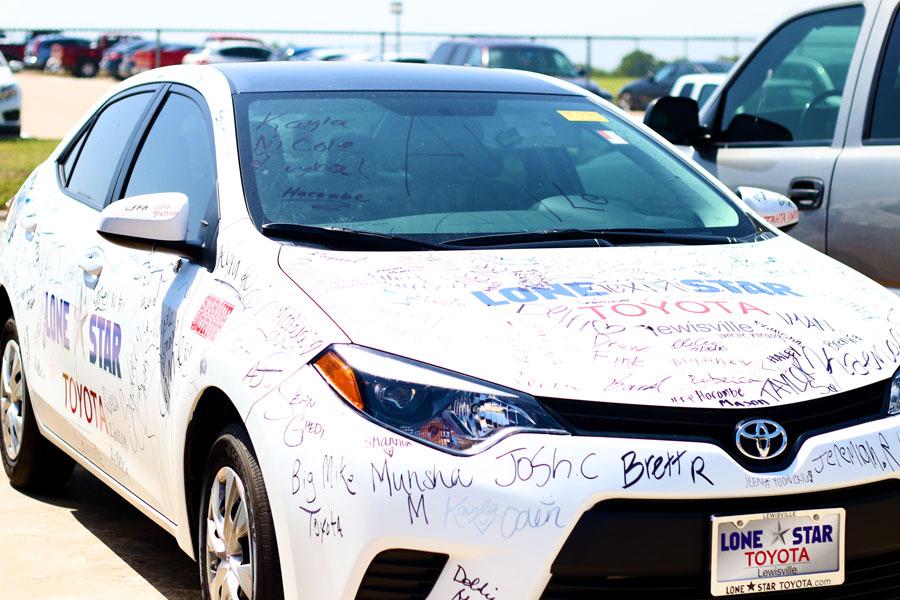 Toyota of Lewisville donates car for attendance-driven giveaway