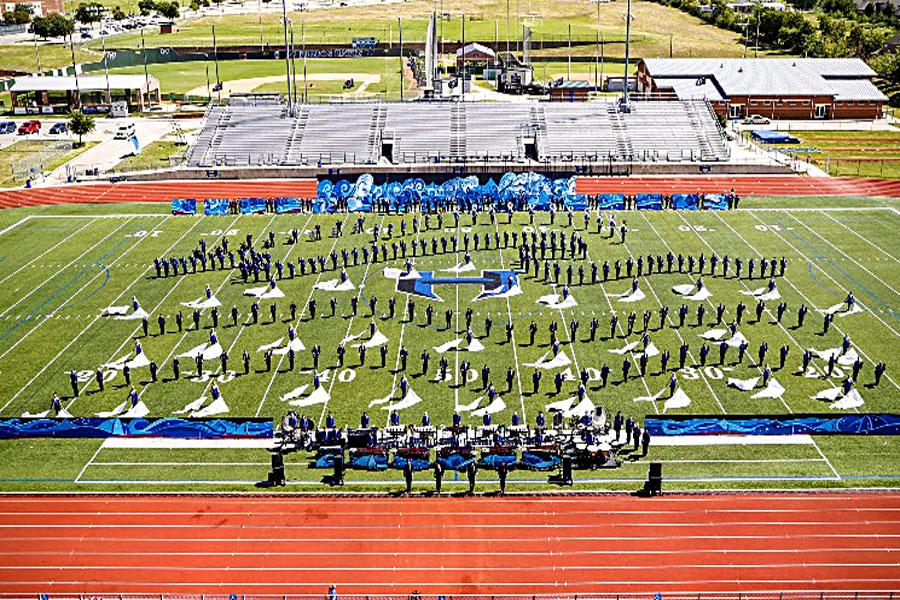 Band marches to state