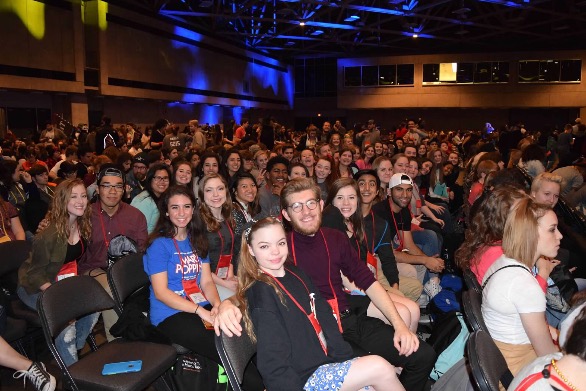 The Hebron theatre program when they went to the Texas State Thespian Convention last year.