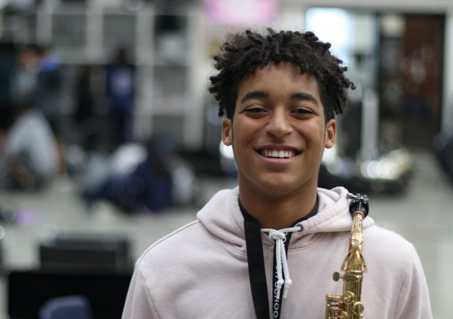 Senior Justin Mora has been in football and band since his freshman year. He said that both programs are like a family though the people in each are different. The football guys are of course more rowdy and stuff like that, and the band kids are more civilized and polite, Mora said. 