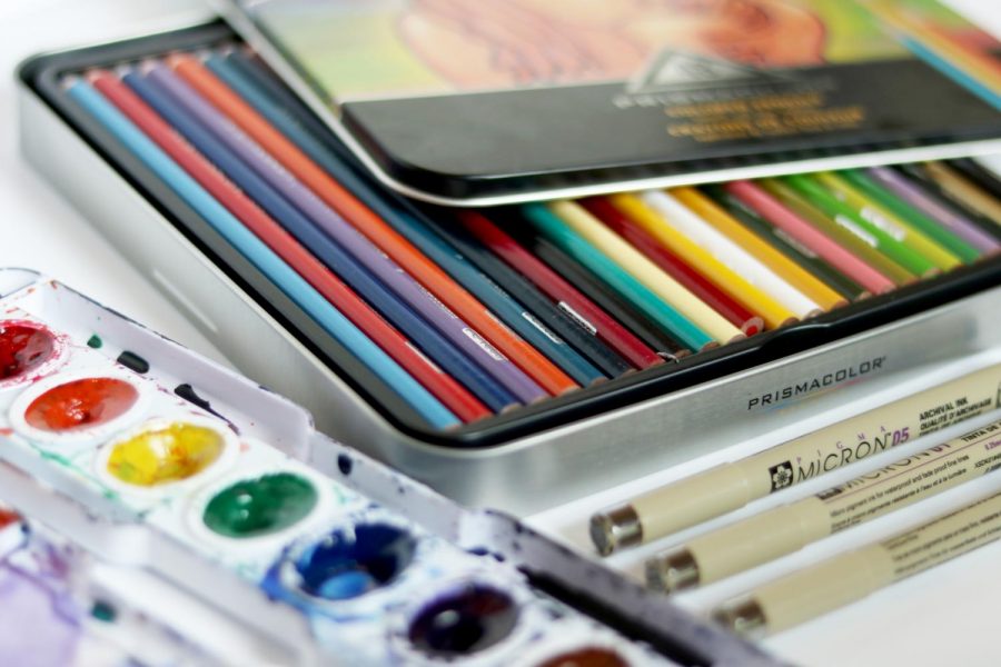 Students can pick up art kits on March 31 from 12-2 p.m.