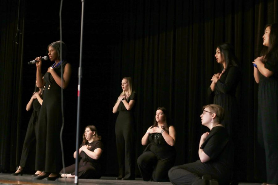 Hawkapella performs at the first Hawk Culture Festival. 