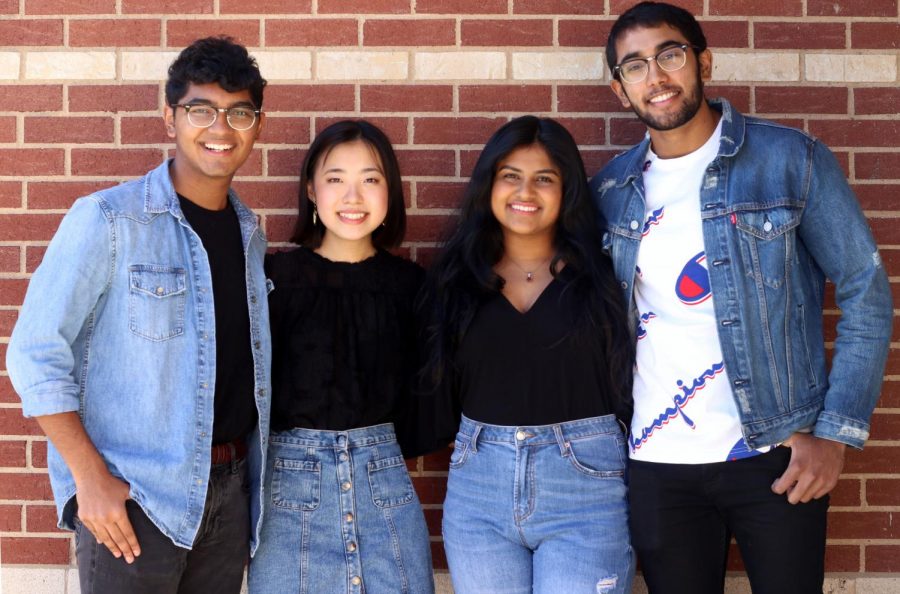 Seniors+Ali+Niaz%2C+Claire+Song%2C+Rebecca+Varghese%2C+and+Jeremiah+Joseph+have+been+elected+for+the+senior+class+board.+