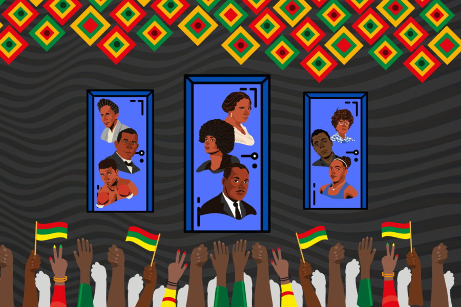 BSU, HASA decorate doors for annual Black History Month contest