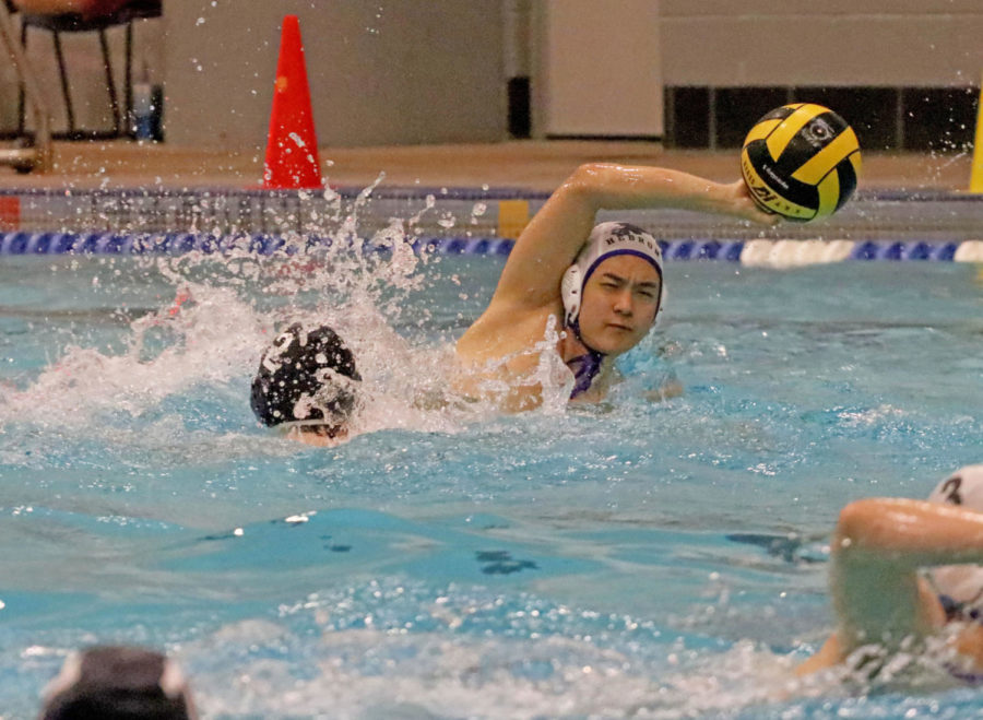 Senior Justin Hwang catches a pass from his teammate, while also avoiding a Rock Hill player. Hebron also had varsity girls matches against Prosper and Rock Hill.