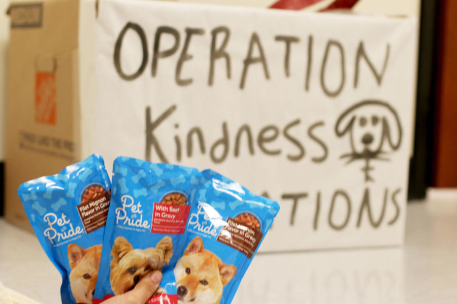 Student council to hold Operation Kindness drive through April 18