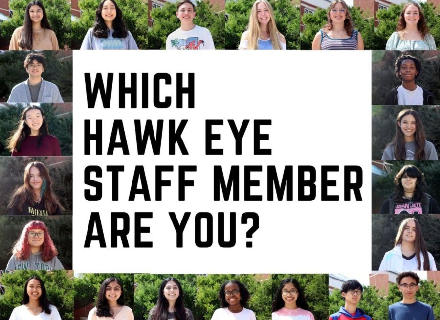 Which 2021-22 Hawk Eye staff member are you?