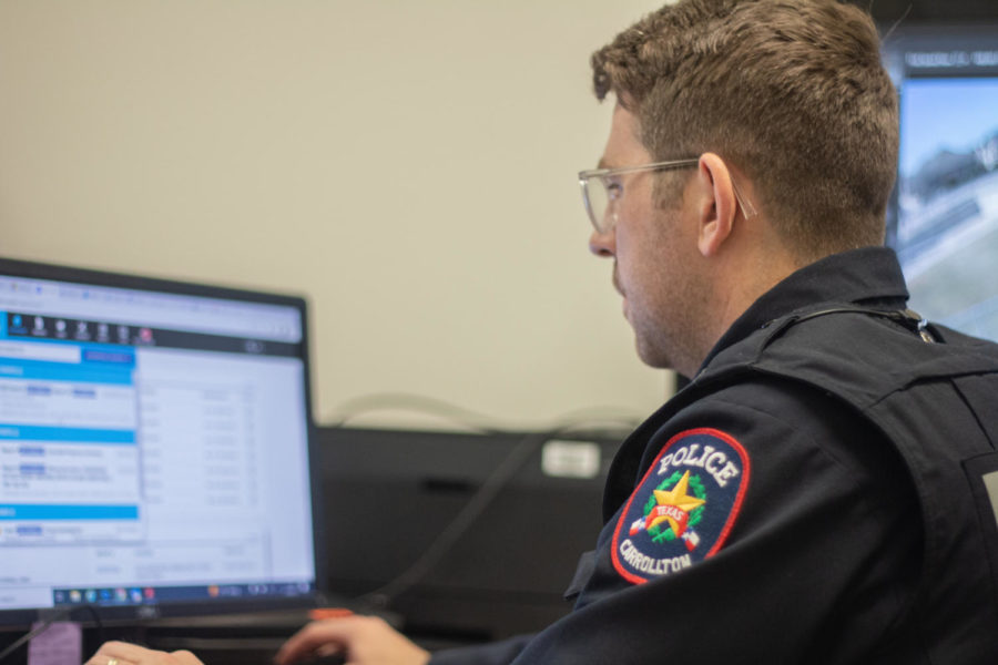 Officer Tanner Low starts his mornings out with filing leftover paperwork. He said the amount of paperwork he has to deal with is one of the more difficult aspects of his job. 
