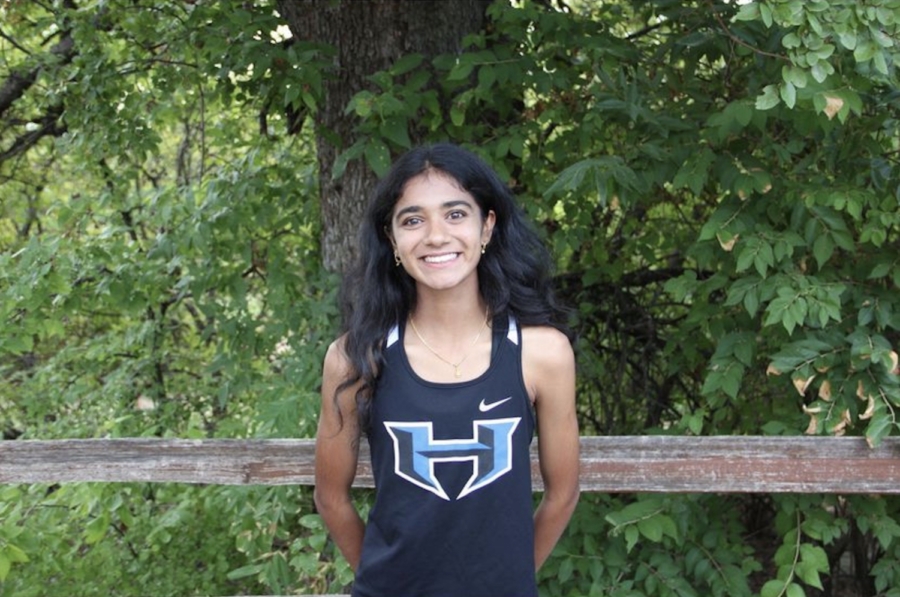 Senior Srija Venna poses for a photo.