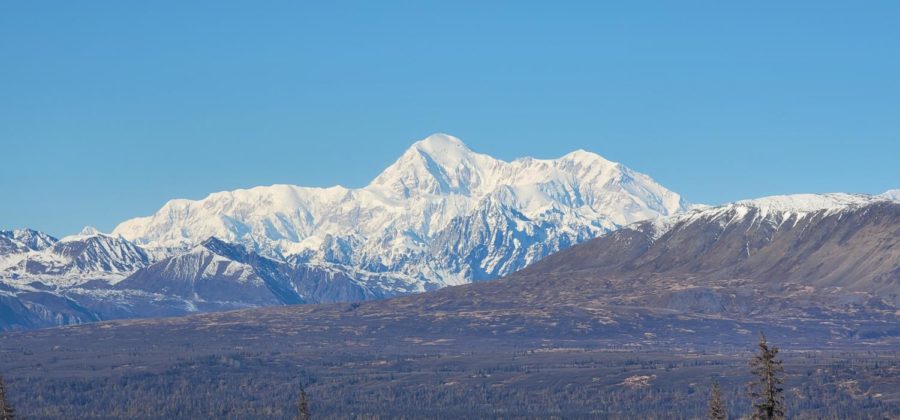 A mountain in Alaska stands as a reminder of the vast ecosystem that spans the country’s largest state