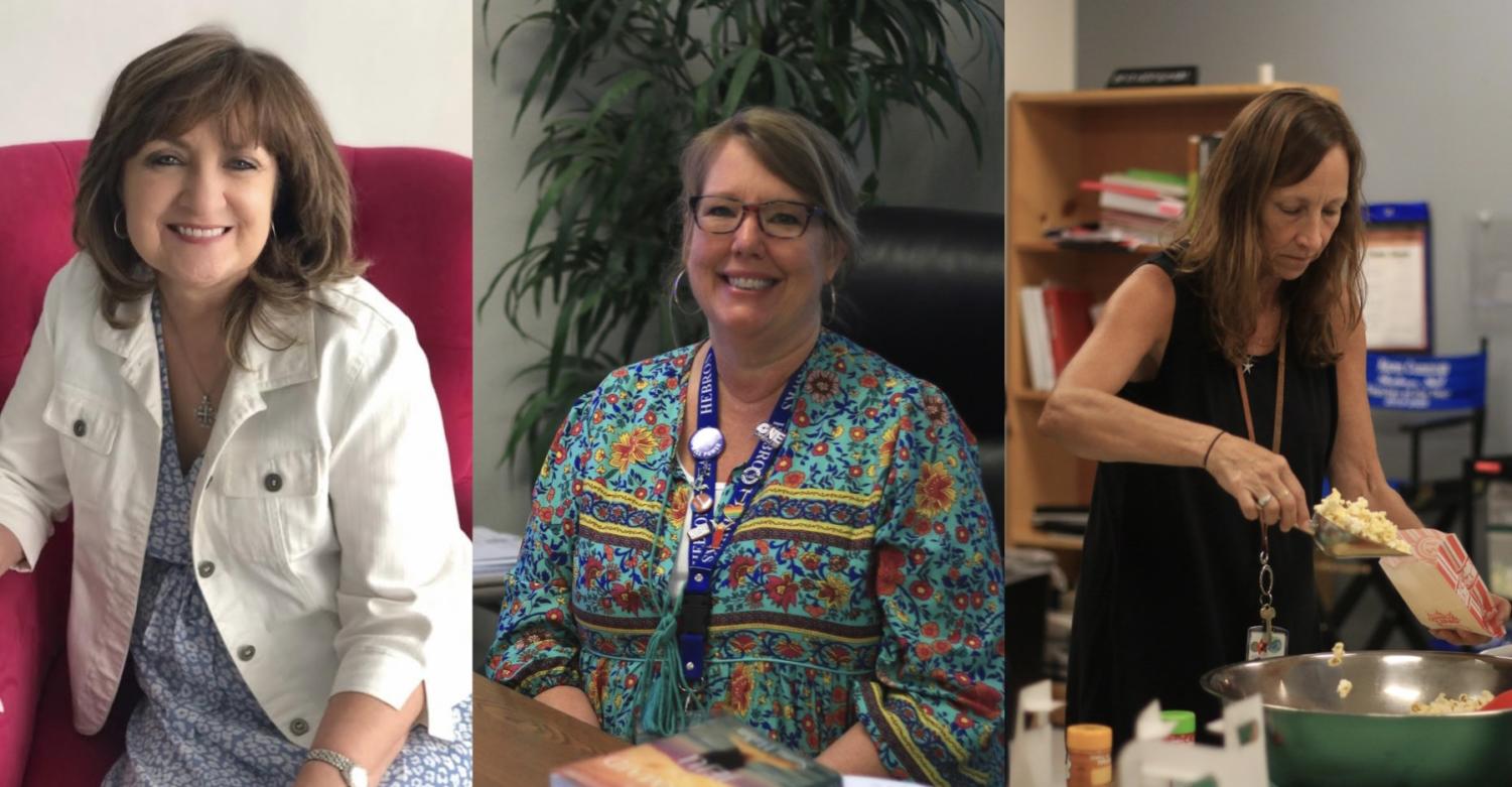 Secretary and office assistant Vicki Olivier, English teacher Kimberly Nickerson and special education teacher Karen Cummings are among the school’s six teacher retirees this year. Cummings and Olivier have worked at Hebron for 18 years, while  Nickerson has been at the school for eight.
