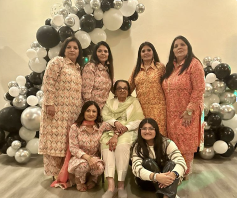 I pose with some of the vital mother figures in my life on my 16th birthday. For many people their mom is their No. 1 best friend, but for me, the case is different, as I have multiple mother figures in my life.