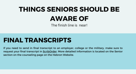 Infographic: End of year senior information