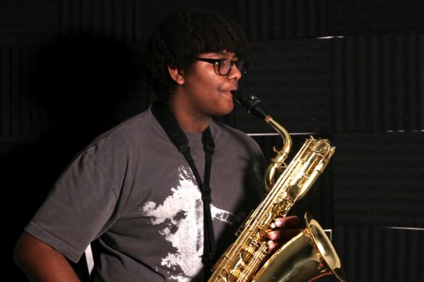 Senior Rafael Mekonnen has played the tenor and baritone saxophone, as well as piano. He started primarily playing the baritone in seventh grade and quit playing the piano due to time constraints.