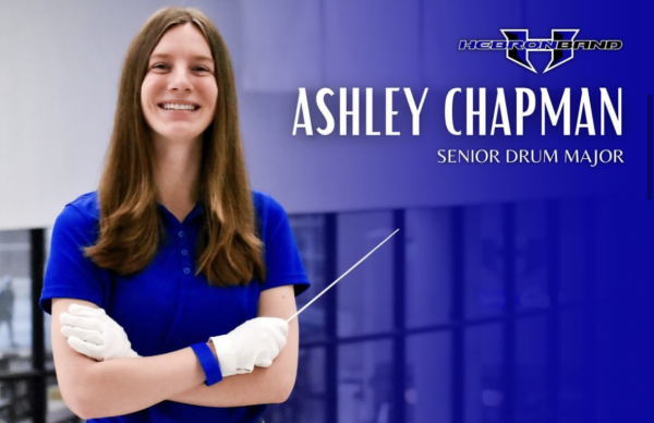 Junior Ashley Chapman will be a drum major for the 2024-2025 school year. This is a role she has always wanted; now, she can finally say she has made it.