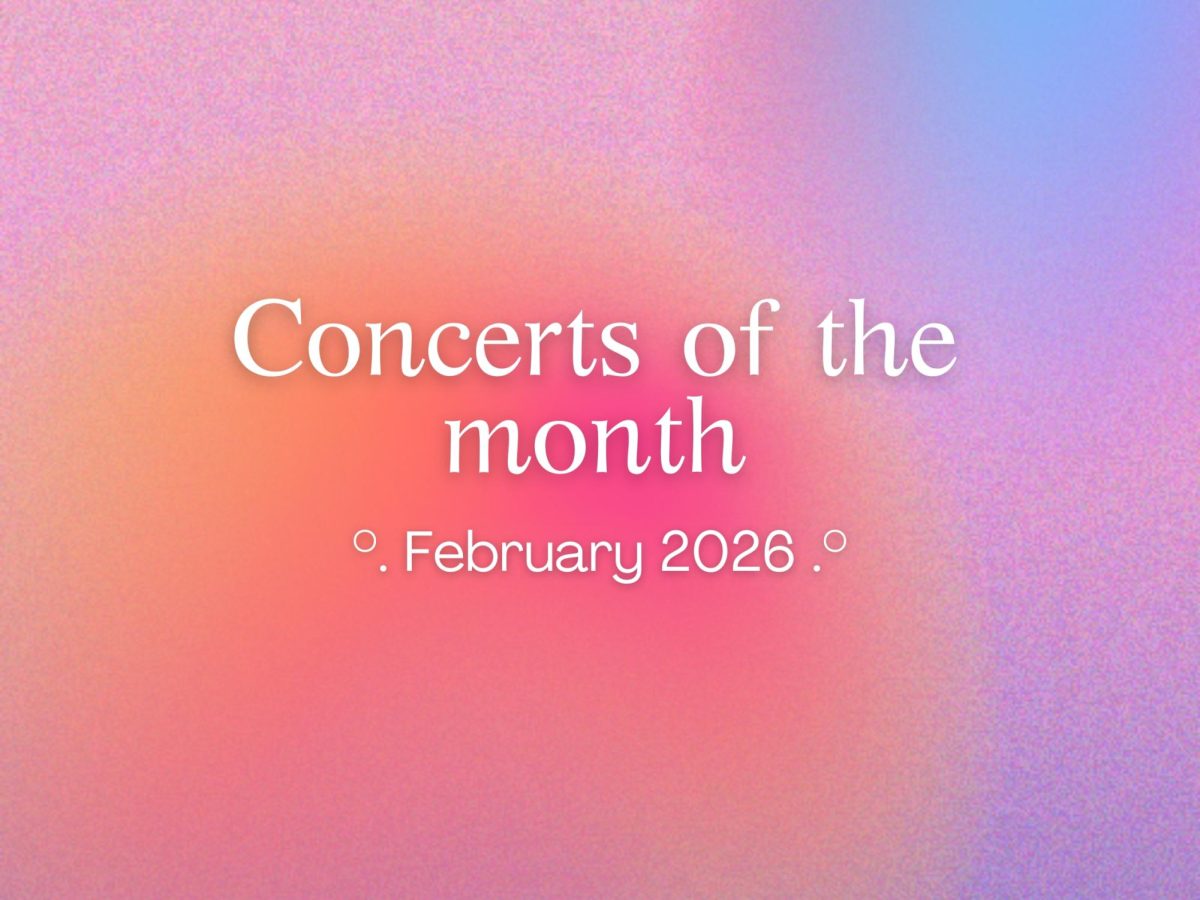 Infographic: Concerts of the month