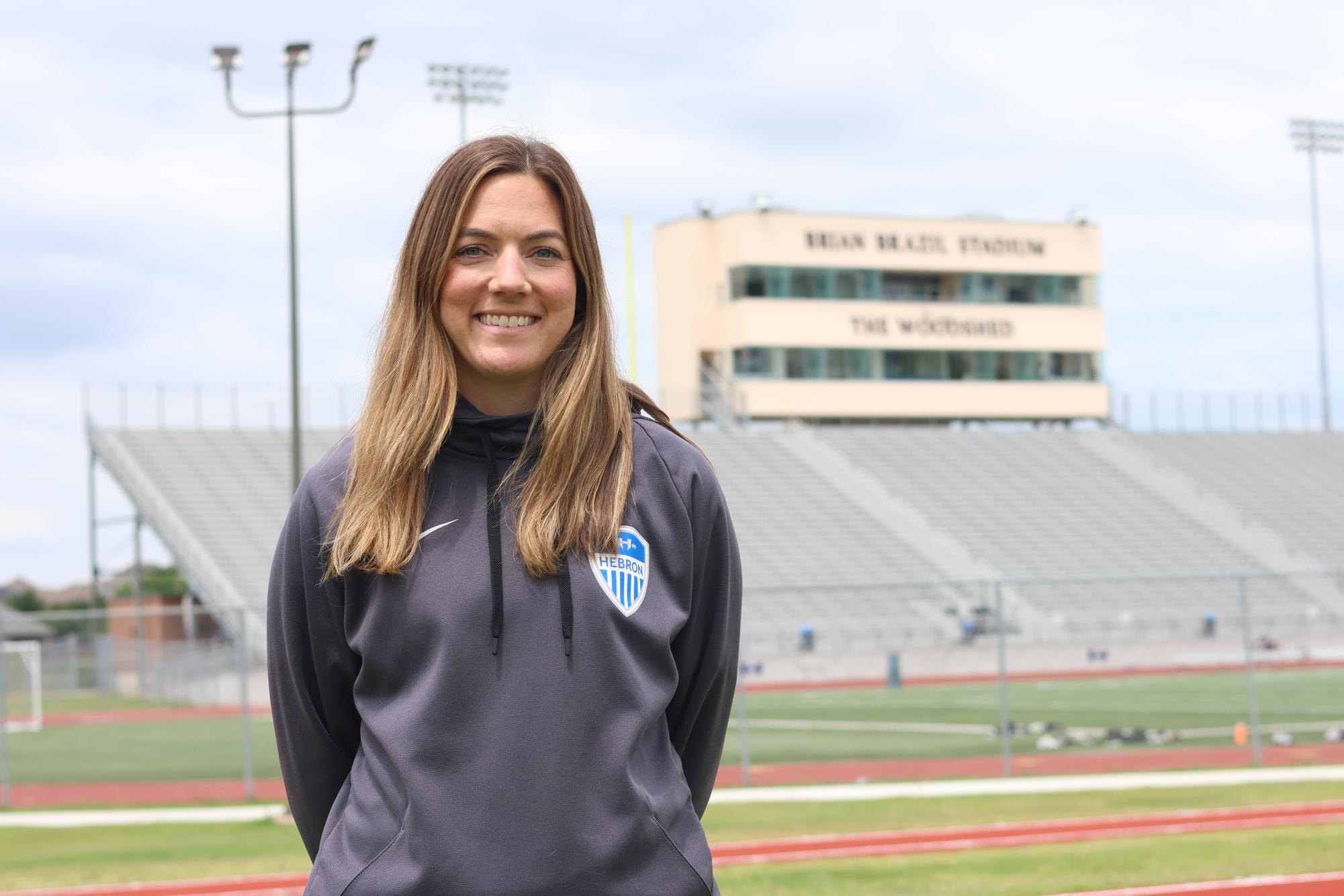 Rebecca Sawers moved into the role of head girls soccer coach this year after the previous coach stepped down after nine years. Under her coaching the team placed fourth in districts with a district record of 8-5-1 and made it to the playoffs this year.